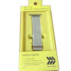 All In Motion Apple Watch Nylon Band 42/44/45/49MM Gray